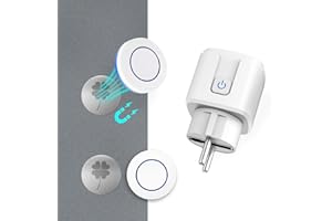 Tedeligo Prese radio con interruttore a parete, Incassi telecomandati incavo programmabile astuto del telecomando dell'incavo portata di controllo di 50M per Apparecchiature Elettriche da 3500W