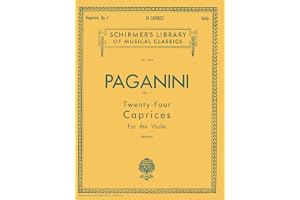 24 caprices, op. 1: Schirmer Library of Classics Volume 1663 Violin Solo