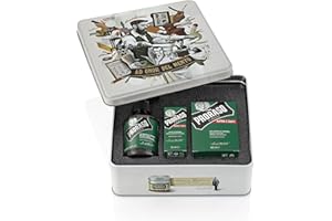 Proraso Set barba uomo Rinfrescante, Set ideale come regalo uomo contenente Shampoo da 200 ml, Olio 30 ml e Balsamo per la barba da 100 ml, Made in Italy