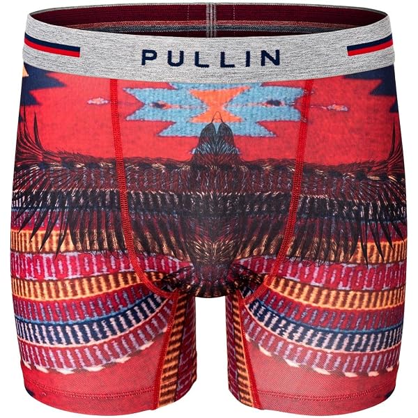 Boxer Court Homme PULLIN - 95% Coton, 5% Élasthanne - Coupe Confortable - Taille XS à XXL