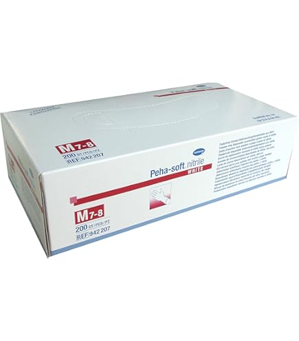 Hartmann Peha-soft Nitrile White Powderfree Einweghandschuhe M, 200