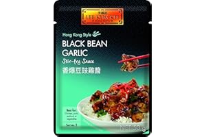 YOAXIA MARKE yoaxia ® - [ 50g ] Schwarze Bohnen-Knoblauch-Sauce / Black Bean Garlic Stir-Fry Sauce / Hong Kong Style / Saucenbeutel