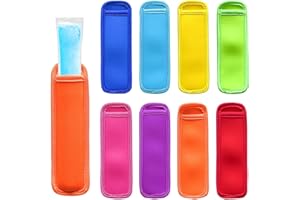 YIZHIXIANGQ Sacs Popsicle, 8 Pcs Sac de Sucette Glacées, Pochette Popsicle, Réutilisables, Porte-Glaces pour Enfant Garçon Fille