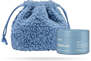 Pupa Burro Corpo al Latte di Nocciola e Camomilla Blu Linea Teddyland, Idea Regalo - Kit Crema di Burro Corpo Perfetta Idratazione + Beauty Tessuto Teddy (Latte di Nocciola e Camomilla Blu, 150ml)