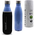 Body Glove Isolierte Edelstahl-Wasserflasche 750 Ml – Doppelwandig, Vakuumisoliert, Hält 24h Kalt/12h Heiß, Babyblau