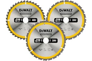 DEWALT DT1962-QZ Cirkelsågblad 216mm 3-Pack
