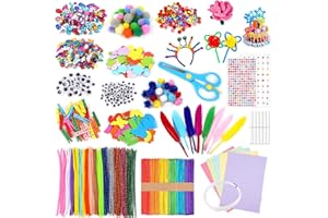Ainiv Lavoretti Creativi per Bambini, DIY Art Craft Set da 20 Pacchi, Giochi Creativi Kids Mestiere Fai da Te Decorazioni Giocattoli, Giochi Creativi Bambina 3+Anni, Giocattoli Regali Bambini