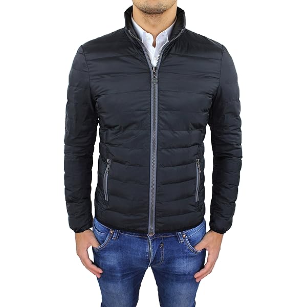 Giubbotto Piumino Uomo Evoga Slim Fit - Bomber Smanicato Con Cappuccio Removibile, Impermeabile - Foto 7