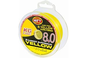 WFT KG 8 gelb 600m - Geflochtene Angelschnur