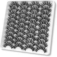 Fransar 5/10/14/20 Par 3D Faux Mink Fransar Naturliga Falska Ögonfransar Dramatiska Volymfransar Ögonfransförlängning (Color