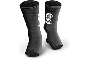 FIGHTR® Tobillera unisex | Ajuste perfecto en la articulación de protección del tobillo | para adultos en talla única para kickboxing, MMA, Muay Thai y otras artes marciales
