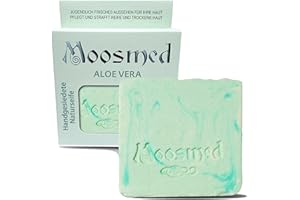 ‎MOOSMED Moosmed Aloe Vera Naturseife - vegane Bio-Seife handgefertigt in Deutschland