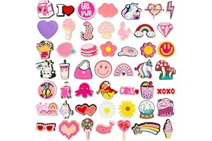 Kinearcharms 28 50 100pcs Different Shape Shoe Charms for Princess Gilrs and Boys Shoes Decorations Charms for Men Women Adult Birthday Gift