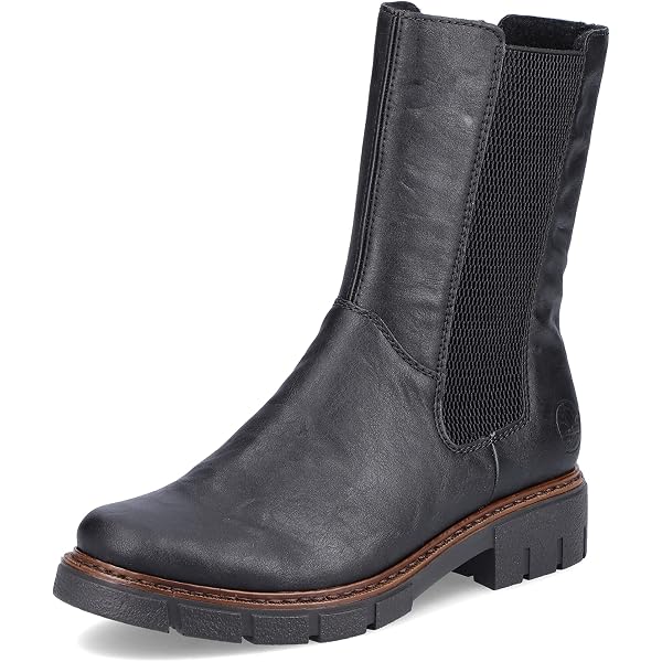 Rieker Dames Z3564 Chelsea Laarsje – Antistress Laarzen Met Zachte Binnenzool