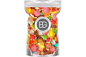 BARGAIN GATEWAY BG Quality Pick & Mix Sweets - Gummy Candy Jelly Filled Mix Sweeties 800g Pouch