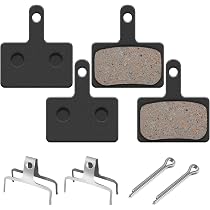 SRJQXH Lot 6 Paires Plaquettes Frein Semi-Métalliques Shimano – Compatibles M575 M525 MT410 MT200 & Plus, Kit Complet 12 Pads