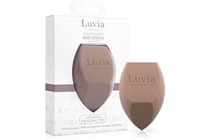 LUVIA COSMETICS Luvia Beauty Blender duża gąbka do makijażu XXL, wegańska gąbka do ciała i twarzy, idealna do podkładu, korektora, rozświetlacza, techniki i pudru