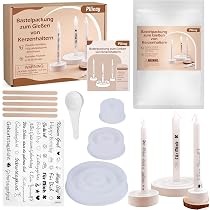 Gießpulver Extra Weiß Inkl. Silikonformen, Kreatives DIY-Set Für Weihnachten Im Set, Gips Zum Gießen Für Kreative Projekte, Gießmasse Für Dekoration, Schmuck & Geschenke (Extra Weiß 1kg, Adventskranz