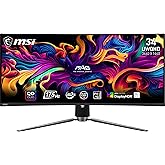 MSI MAG 341CQP QD-OLED 34 Inch UWQHD Curved Gaming Monitor - 1800R, 3440 x 1440 Quantum Dot OLED Panel, 175Hz / 0.03ms, 99% D