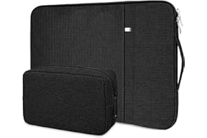 flintronic Funda Portátil 15.6 16 Pulgadas, Impermeable Anti Golpes Bolsa Blanda Portátil Protectora, Compatible con MacBook, Acer, ASUS, HP, DELL, Huawei, Lenovo (Negro)