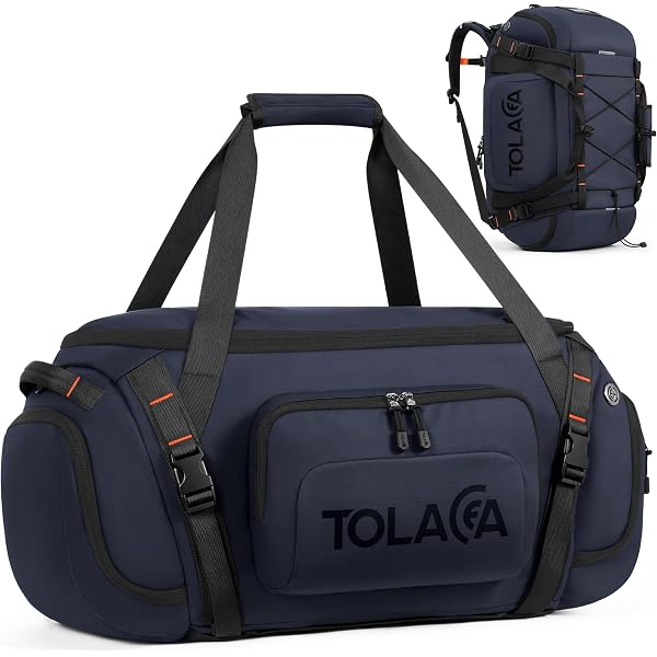 Sac De Sport Extensible 54-72L Avec Compartiment Chaussures – Sac à Dos Convertible Pour Fitness, Voyage, Natation – Tissu Déperlant, Nombreux Rangements