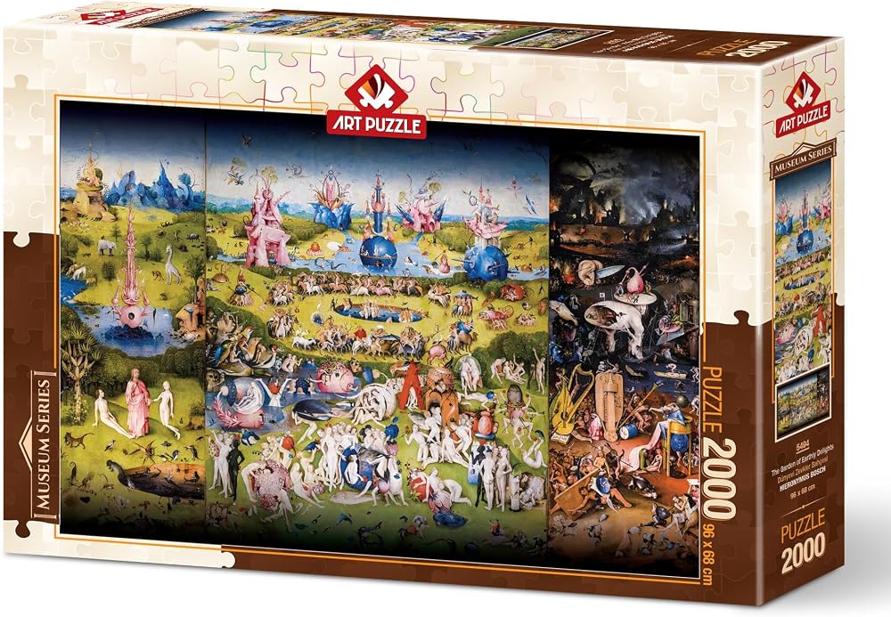 Art Puzzle Dünyevi Zevkler Bahçesi, Hieronymus Bosch 2000 Parça Puzzle