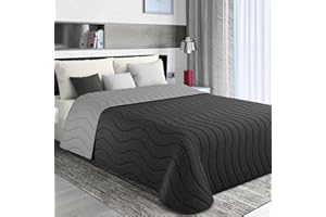 MAXIME MAISON - Copriletto Matrimoniale Mezza Stagione (100 gr/mq) Trapuntino Matrimoniale, Trapunta Matrimoniale Leggera e Double Face, Letto Mezza Stagione in Morbida Microfibra, Made in Italy