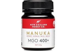 New Zealand Honey Co. Miele di Manuka MGO 400+ | Attivo e lordo | Prodotto in Nuova Zelanda | 125g
