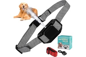 Anti Barking Spray Collar SUPERNIGHT Citronella Dog Bark Collars Dog Training Device for Barking Dogs No Shock Safe Humane Rechargerable with 2 Adjustable Straps