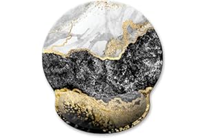 Atufsuat Ergonomisches Mauspad mit Handgelenkstütze, Memory-Schaumstoff, Handgelenkauflage, niedliches Computer-Laptop-Büro, Schmerzlinderungs-Mauspad für Gaming, Arbeit, Frauen, Mädchen