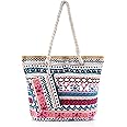 Comius Sharp Borsa da Spiaggia, Grande Borsa a Tracolla in Tela, Zaino Casual Borsa Tracolla Donna, Borsa Mare, Borse Tote co