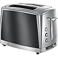 Russell Hobbs 23221 Luna Two Slice Toaster, 1500 W, Grey