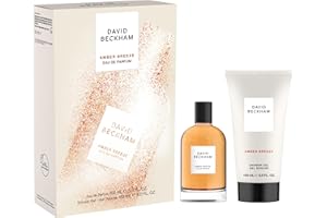 ‎DAVID BECKHAM David Beckham Pudełko prezentowe Amber Breeze, woda perfumowana 100 ml i żel pod prysznic 150 ml, aromatyczny bursztynowy zapach dla niego