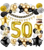 50 Sah Noch Nie So Gut Aus Banner - Gold Glitzer Dekoration