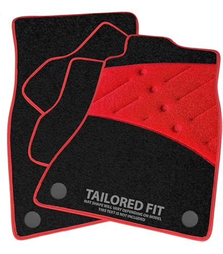 Fits VAUXHALL Agila 2007-2011 - Black Carpet - Anti Slip Mat