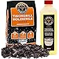 Grill Republic Tischgrill-Kohle 2,5kg & Brennpaste 500ml / 100% reine Buchenholzkohle für rauchfreie Tischgrills wie den…