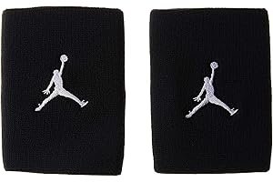 Nike Jordan Jumpman, Armbinden Unisex Adulto, BLACK/WHITE, Taglia unica