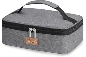 Lifewit Isolerad Lunchväska för män Kvinnor, Termisk Lunchbox vuxna, Liten Kylväska Lunchpail, Vattentät Återanvändbar kylare