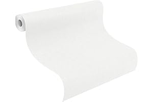 Rasch Tapete 127201 - Überstreichbare Vliestapete mit Struktur, Strukturtapete, Weiß, Feel Good, Wallton