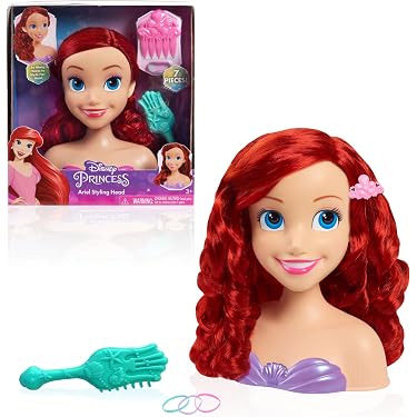 Barbie Cuentos de Hadas Cabeza para peinar de muñeca con Accesorios para el Pelo, Juguete 3 años (Mattel HMD82 Barbie Cuentos de Hadas Cabeza para peinar de muñeca con Accesorios para el Pelo, Juguete 3 años (Mattel HMD82