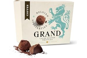 GRAND BELGIAN SPECIALTIES Tartufi al Caffè GRAND | Autentico Cioccolato Belga di Eredità Familiare | Scatola Premium di Cioccolatini da Regalo