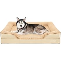 Orthopädisches Hundebett Mit Seitenteilen – Wasserdicht, Mit Abnehmbarem Bezug, Stützend Für Große Hunde