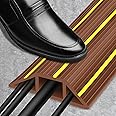 SEGNAYEN Floor Cable Protector, 3M, Heavy Duty Rubber, Brown & Yellow, 3 Large Channel, Outdoor Cable Cover