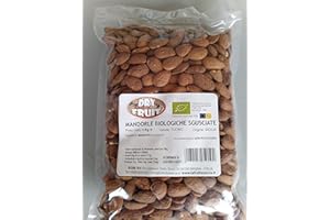 DRYFRUIT - MANDORLE SGUSCIATE BIOLOGICHE ITALIA -SICILIA - VARIETA' TUONO - 100% DOLCI. PRIMA SCELTA - Confezione da 1 Kg
