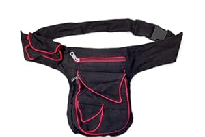 HCZ Riñonera Lateral algodón / R032 (Negro)