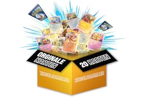 ZIEGELSAMMLER 20 Pokemon Karten Reverse Holo Glitzer Deutsch, Holographische Reverse aus aktuellen Sets, Original Pokemon Karten für Sammler, Fans, Zufällig Sortiert.