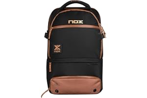 NOX Plecak LUXURY OPEN SERIES czarny/brązowy