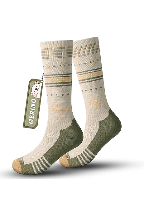 2 Paia Calzini Da Sci Per Bambini HYCLES - Termici, Traspiranti, In Cotone | Per Sci, Snowboard E Inverno - Foto 7