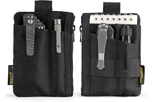VIPERADE VE28 6-i-1 Mini EDC-organisatör, liten multiverktygspåse, myntväska och miniplånbok för män, ryggsäckstillbehör – sv