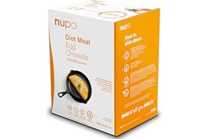 NUPO Diet Meal Omelette di Uova - Pasto dietetico premium per la gestione del peso I Pasto sostitutivo completo per il controllo del peso I 10 porzioni I Vegano, senza glutine, senza OGM